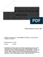 Istilah Dalam Farmakope Indonesia