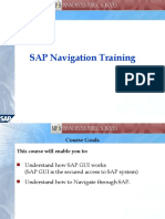 SAP Navigation Training2