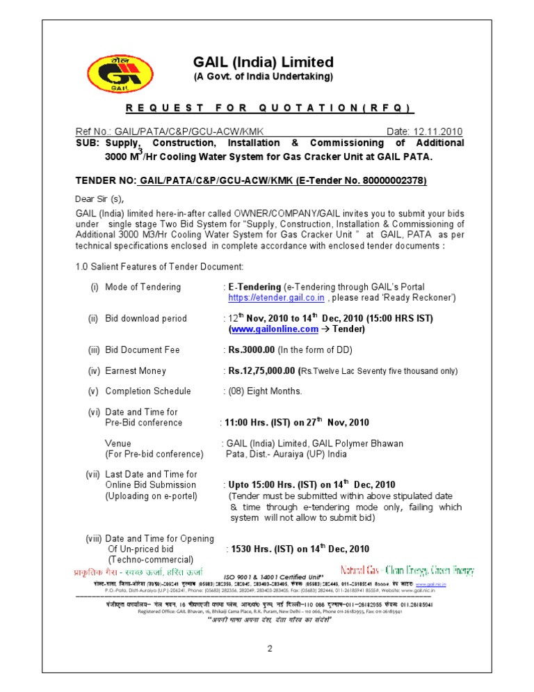 GAIL | PDF | Fuel Gas | Natural Gas