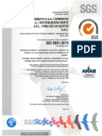 Certificado ISO 9001 2015 - Es PDF