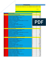 Valorizacion Excel