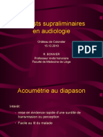 Les tests supraliminaires en audiométrie (12.2010)