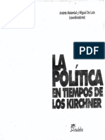 La Política en Los Tiempos de Kirchner