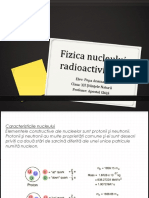Fizica Nucleului Radioactivitatea PDF