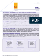 NTPC BHEL Power Equipment JV: Moving Beyond Drawing Board Stage