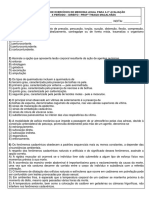 Lista de Exercícios Medicina Legal 2 Avaliação PDF