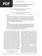 Avaliação Neuropsicológica das Funções Executivas (1)