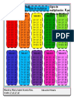 Tablas de Mul