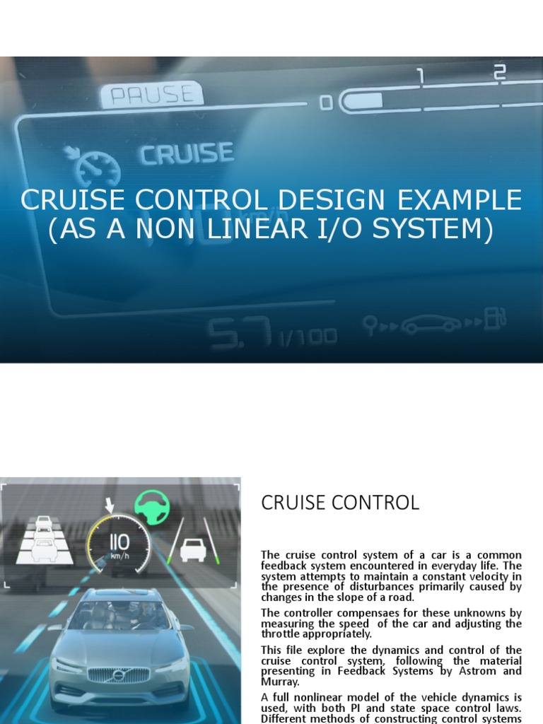 Cruise Control | PDF | Acelerador | Vehículos