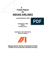 Project On Indian Airlines