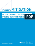 Clinical Guidance Risk Mitigation in the Context of Dual Public Health Emergencies