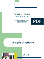 1 - Week 5 Analysis of Variance PDF