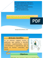 Diapositiva de Articulo Cientifico