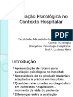 Avaliação Psicológica No Contexto Hospitalar