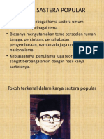 Karya Sastera Popular