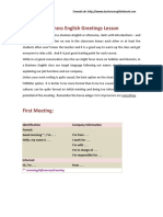 4-1. Business English Greetings PDF
