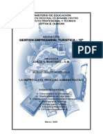 Guia y Modulo de Autoinstruccion - Gestion Empresarial Turistica 10º PDF