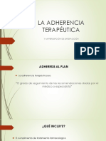 Adherencia Terapeutica