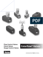 Control Flow Valves