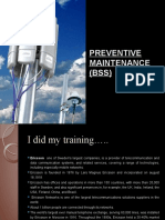 Preventive (2) Maintenance (BSS)
