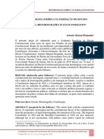 Antonio Manuel Hespanha - Historiografia Jurídica na formação do Estado