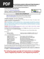 Installing and Registering FSUIPC4 PDF