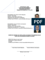 Proyecto de Grado - Sistema de Ventilación PDF