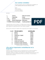 Naturaleza de Las Cuentas Contables