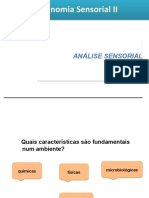 Análise sensorial de ambientes e espaços