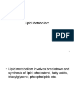 Lipid Metabolism