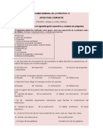 Actividades de La Práctica 13 Español 1