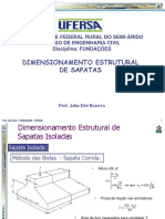 AULAS - FUNDACOES-UFERSA-Dim Estrut Sapatas PDF