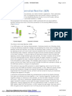 Page 1 of 12 The Silicon-Controlled Rectifier (SCR) : THYRISTORS