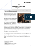 Commonlit - Emancipation A Life Fable - Student PDF