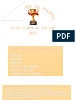 Torneo de Neurocirugía HNERM 2019
