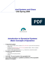 Dynamical Systems and Chaos: CAS Spring 2008