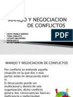 Manejo y Negociacion de Conflictos