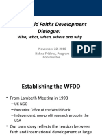 World Faith Development Dialogue - Fridirici