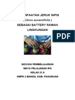 makaLAHPEMANFAATAN JERUK NIPIS