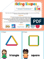 Building Shapes Task Cards PDF