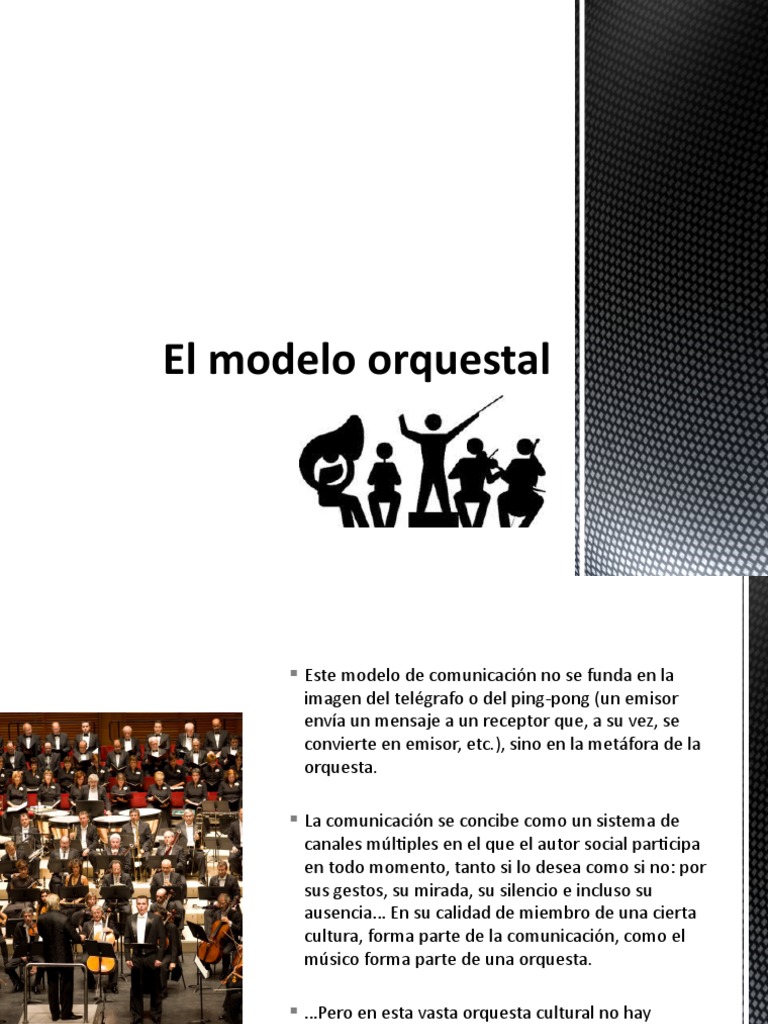 El Modelo Orquestal | PDF | Comunicación | Epistemología