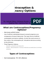 Contraception Pregnancy Options