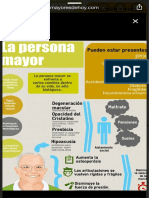 Infografía sobre personas mayores