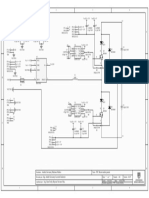 Esquema electrónico de circuito de control de potencia con doble conversor DC-DC