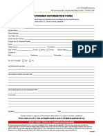 Performer Information Form AFM SRDF 2019SR
