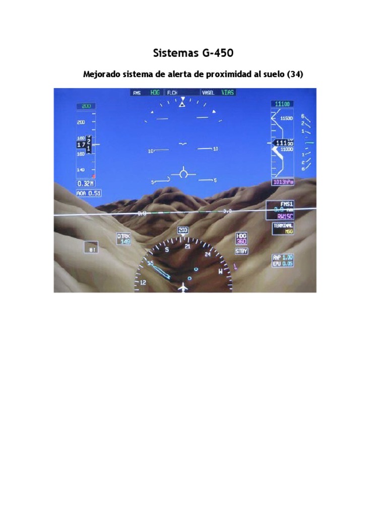 Sistema EGPWS en Aeronaves G-450 | PDF | Sistema de Posicionamiento ...