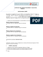 Formato N 10 - Acta de Instalacion Del Comite