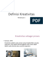 1 - Definisi Kreativitas PDF