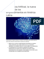 IA América Latina emprendimientos
