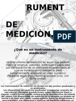 INSTRUMENTOS DE MEDICION